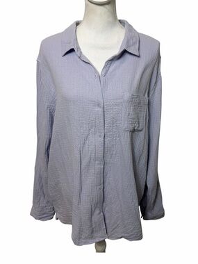 Nine West Light Purple Long Sleeve Top XXL